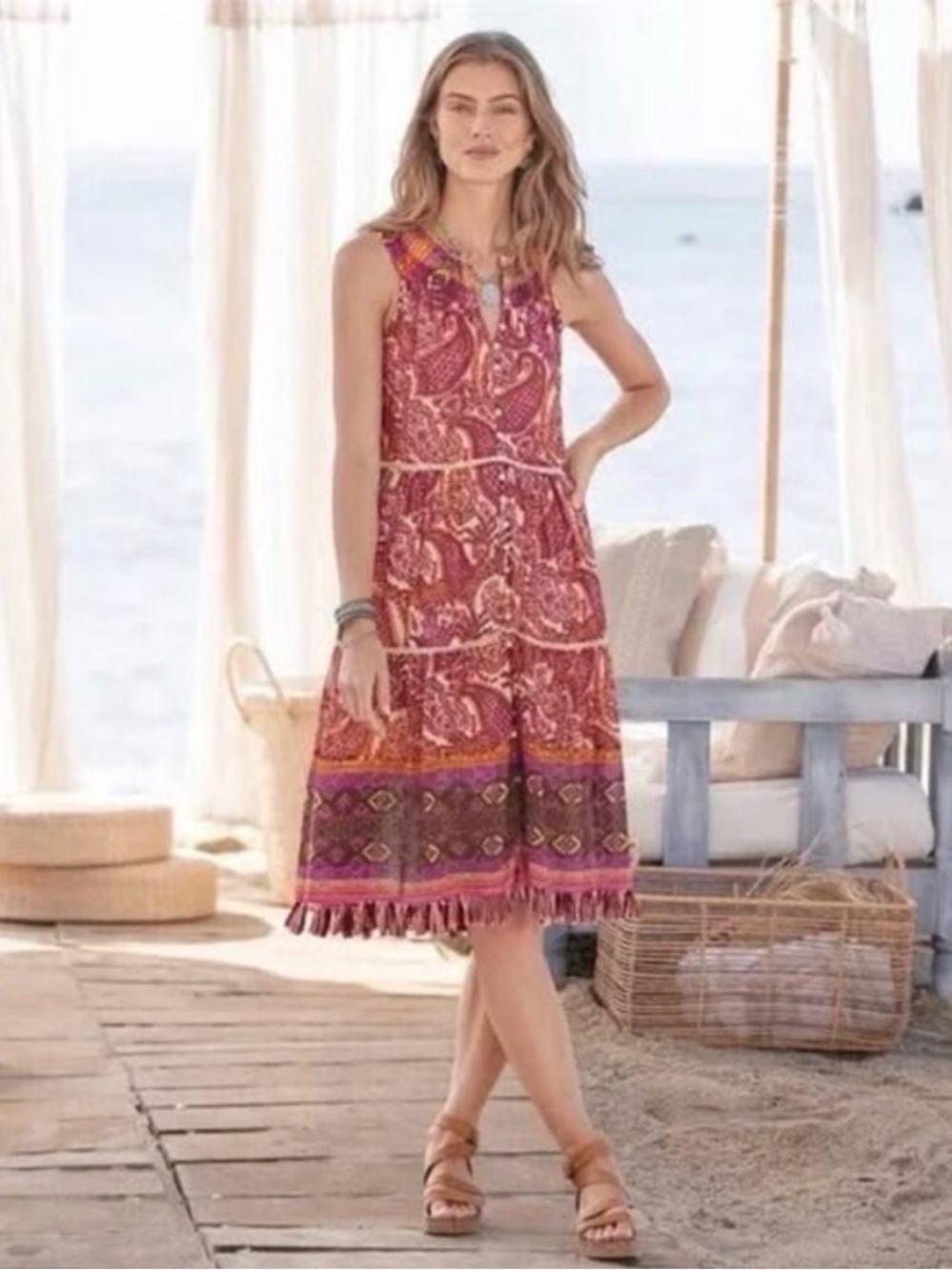 Sundance Paisley Dress